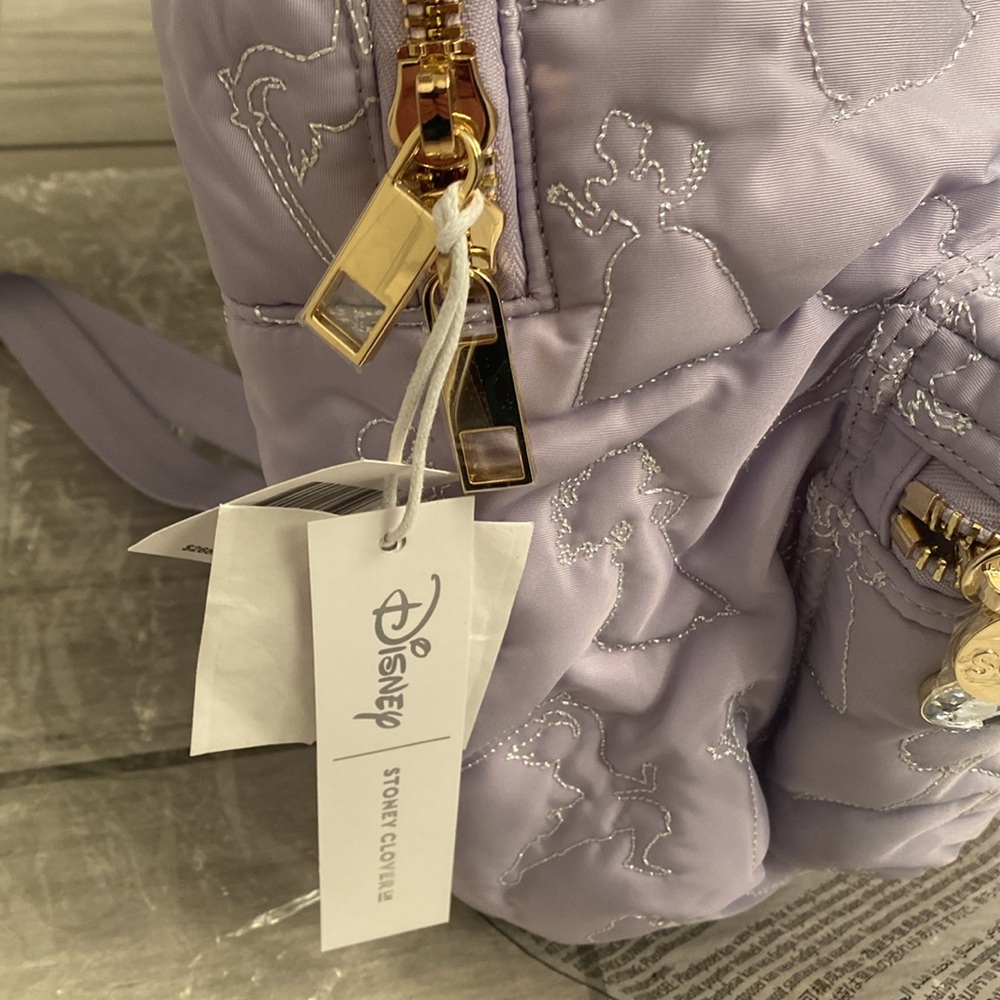 Stoney Clover Lane Disney Royal Treatment Classic Backpack crystal Lavender O/S - Picture 6 of 11